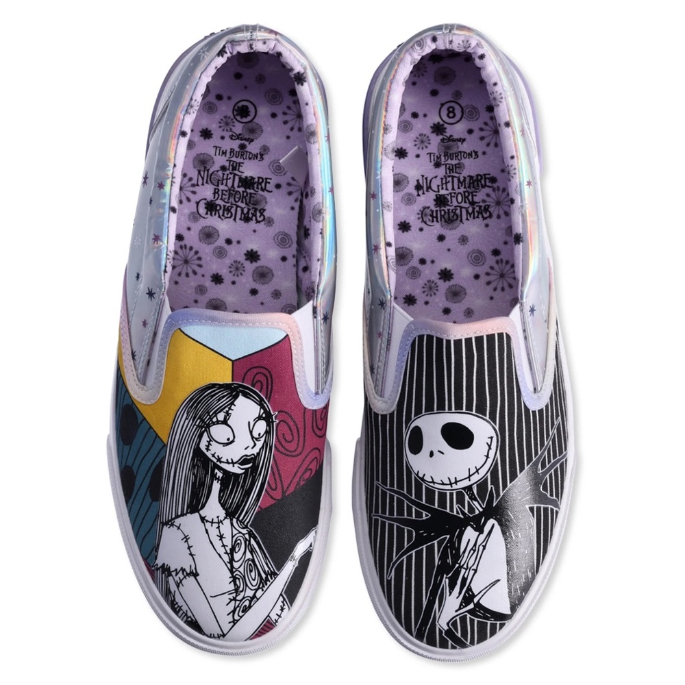 Disney The Nightmare Before Christmas Woman’s slip on shoes, size 8 1/2